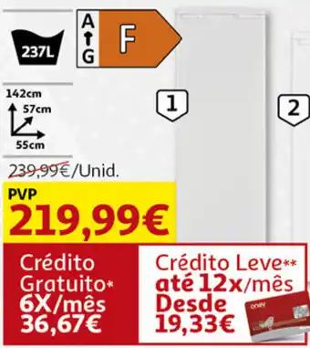 Auchan Frigorífico 1 Porta SELECLINE 600081562 promoção