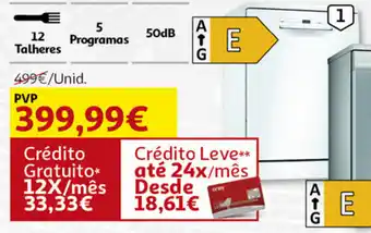 Auchan Máquina Lavar Loiça BOSCH SMS2ITW04E promoção