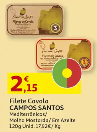 Auchan Filete Cavala Campos Santos 120g promoção