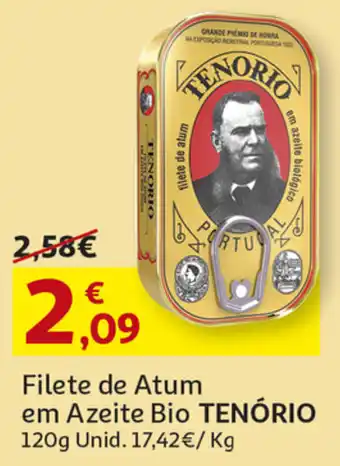 Filete de Atum em Azeite Bio Tenório 120g