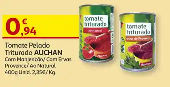 Tomate Pelado Triturado AUCHAN 400g