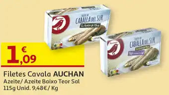 Auchan Filetes Cavala AUCHAN 115g promoção