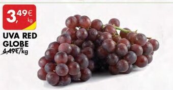 Pingo Doce UVA RED GLOBE kg promoção