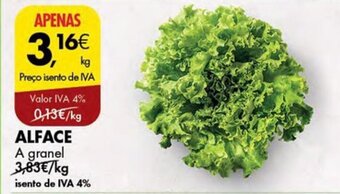 Pingo Doce ALFACE A granel kg promoção