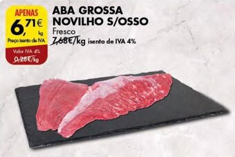 Pingo Doce ABA GROSSA NOVILHO S/OSSO promoção