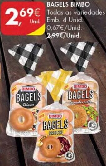 Pingo Doce BAGELS BIMBO promoção