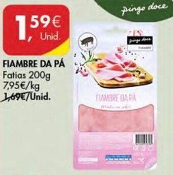 Pingo Doce FIAMBRE DA PÁ Fatias 200g promoção