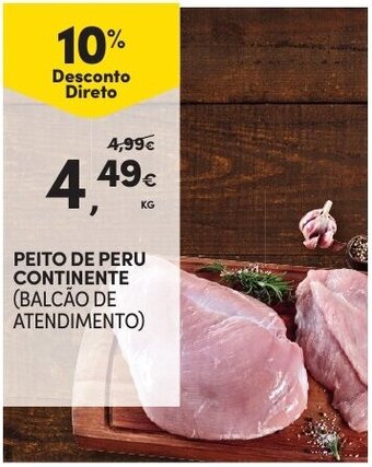 Continente Peito de Peru Continente promoção