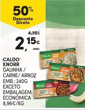 Continente Caldo Knorr 240g promoção
