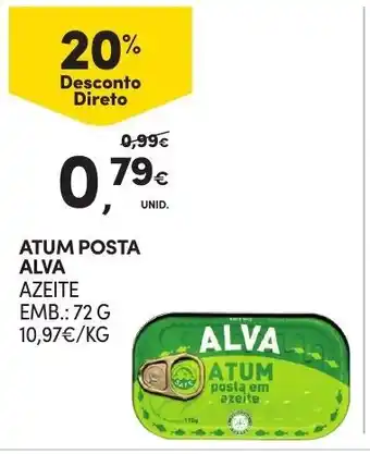 Continente Atum Posta Alva 72g promoção
