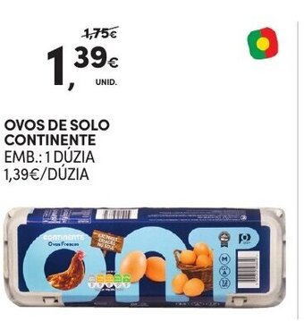 Continente Ovos de Solo Continente promoção