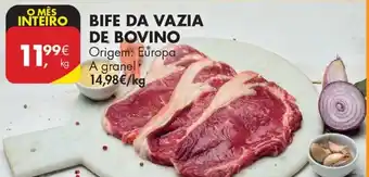 Pingo Doce Bife da Vazia de Bovinho promoção