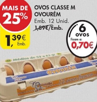 Ovos Classe M Ovourém 12 unid