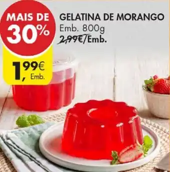 Pingo Doce Gelatina de Morango 800g promoção