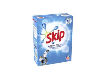 Auchan Detergente roupa máquina skip promoção