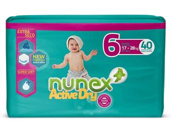 Auchan Fraldas nunex active dry promoção