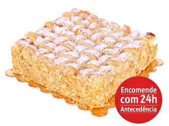 Auchan Bolo c/massa folhada kg produção própria promoção