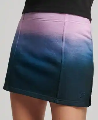 Superdry Essential dip dye skirt promoção