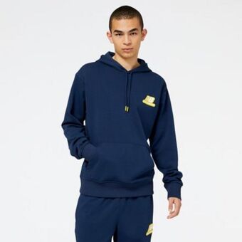 Hoodie nb essentials stacked rubber po
    
        
            homens