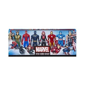 Marvel - os vingadores - pack de figuras titan hero