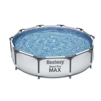 Bestway - piscina desmontável com bomba de filtro steel pro max 305 x 76cm