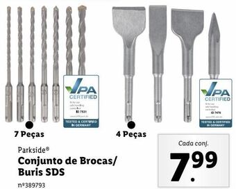 Lidl Brocas parkside promoção