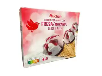 Auchan Gelado cone auchan promoção