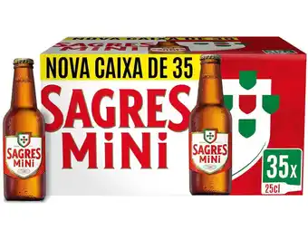 Cerveja sagres mini 35x0.25l