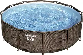 Auchan Piscina rattan bestway promoção