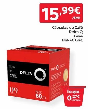 Amanhecer Cápsulas de café delta q promoção