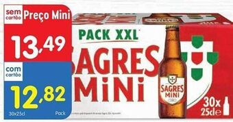 Minipreço Cerveja sagres mini promoção