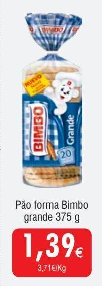Froiz Pão de forma bimbo promoção