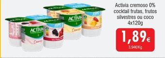 Froiz Iogurte activia promoção