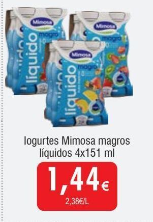 Froiz Iogurte mimosa promoção