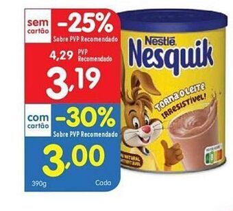 Minipreço Cação nesquik promoção