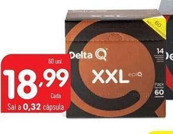 Minipreço Cápsulas de café delta q promoção
