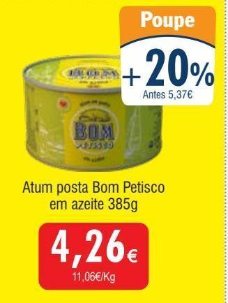 Atum em lata bom petisco