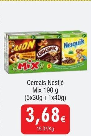 Cereais nestlé