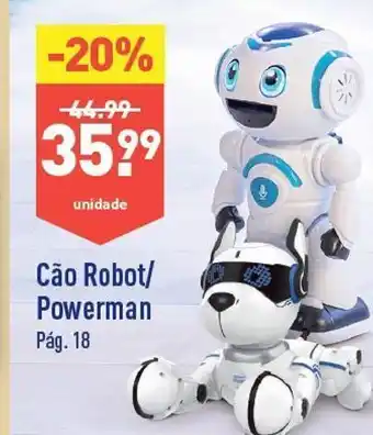ALDI Cao robot/powerman promoção