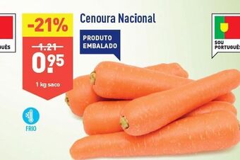 ALDI Cenouras promoção