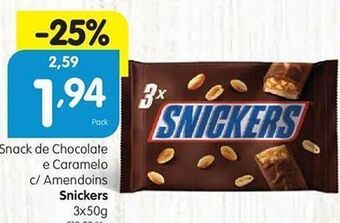 Minipreço Chocolates snickers promoção