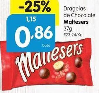 Minipreço Chocolates maltesers promoção