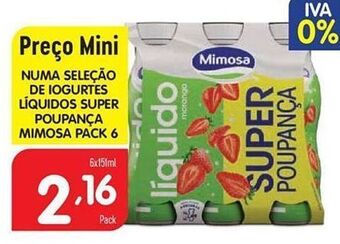 Minipreço Iogurte mimosa promoção
