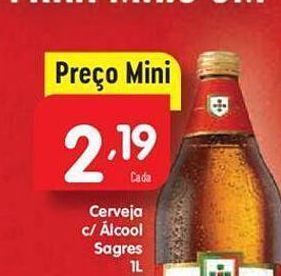 Minipreço Cerveja sagres promoção