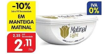 Minipreço Manteiga matinal promoção