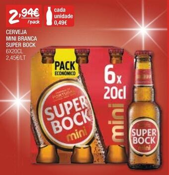 Spar Cerveja super bock promoção