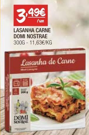 Spar Lasanha promoção