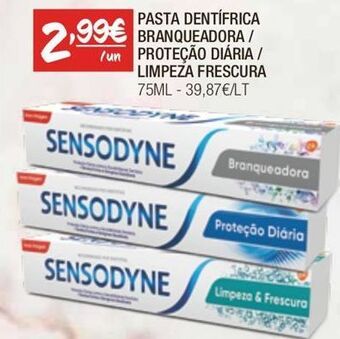 Pasta de dentes sensodyne