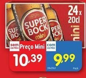 Minipreço Cerveja super bock promoção