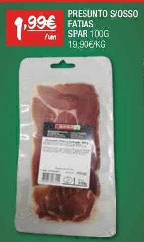 Spar Presunto spar promoção